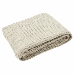 Haomy Plaid Tempo en coton || Linge De Lit