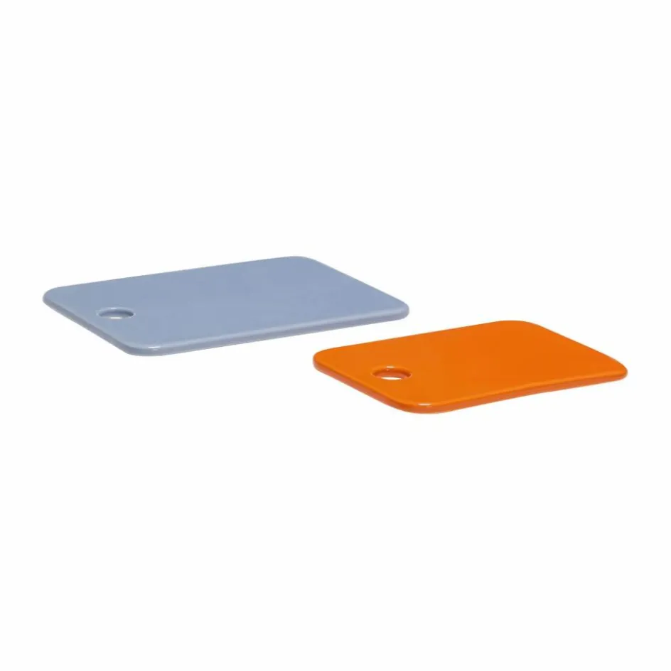 New Hübsch Planches en céramique Amare - Set de 2 | Bleu Clair