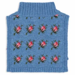 Best Konges Sløjd Plastron Belou Roses Laine | Bleu