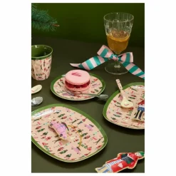 Enfant Rice Vaisselle Enfant|Art De La Table*Plat rectangle en mélamine Holiday |