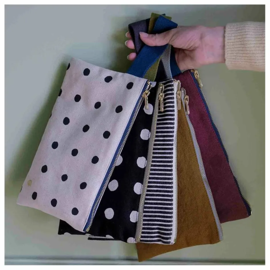 Discount La cerise sur le gâteau Pochette avec anse en coton bio Iona | Gold