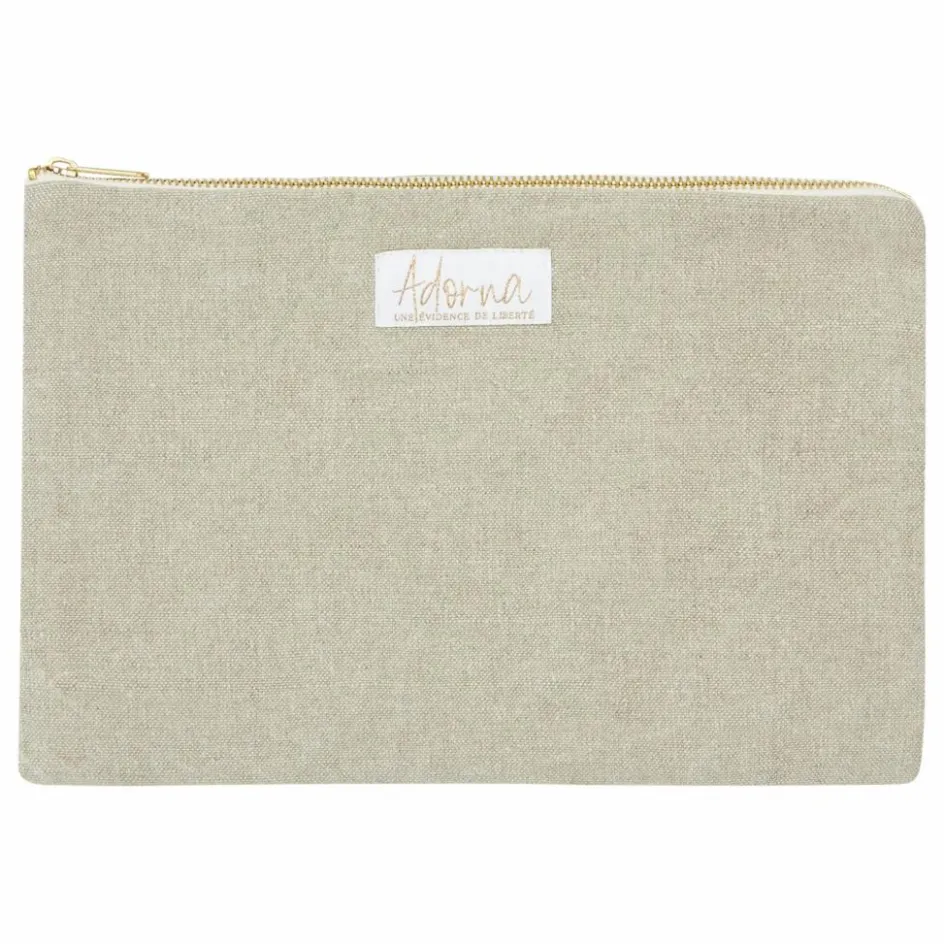 Online Adorna Pochette en lin Naturel