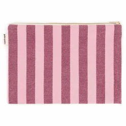 Rose in April Pochette Lili Rayée ||Femme Pochettes Et Petite Maroquinerie