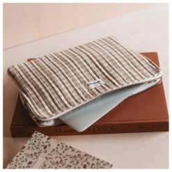 Hot Gabrielle Paris Pochette ordinateur Vichy | Camel