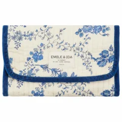 New Emile et Ida Pochette pour pinceaux de maquillage | Bleu
