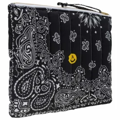 Call it by your name Pochette Zippée Matelassée Happy Face ||Femme Pochettes Et Petite Maroquinerie