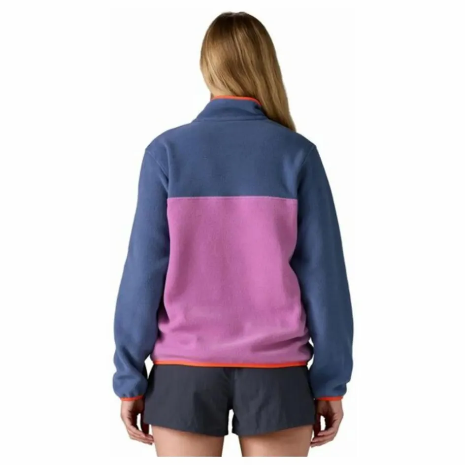 Patagonia Polaire Lightweight Synch Snap-T Fibres Recyclées | Lilas|Femme Sweats