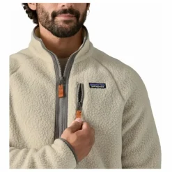 New Patagonia Polaire zippée Retro Pile Fibres Recyclées | Ecru