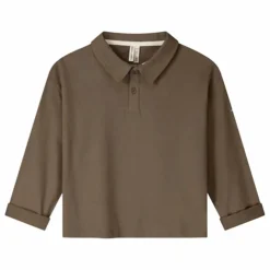 Hot Gray Label Polo Coton Bio | Brun kaki