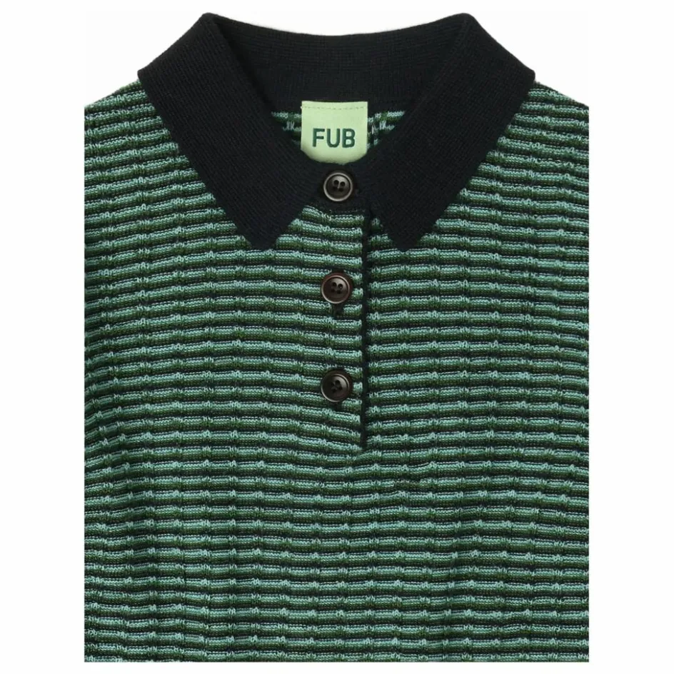 Outlet FUB Polo Laine de Mérinos | Vert