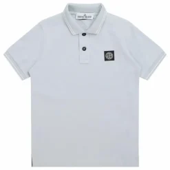 Sale Stone Island Polo Logo | Bleu Clair