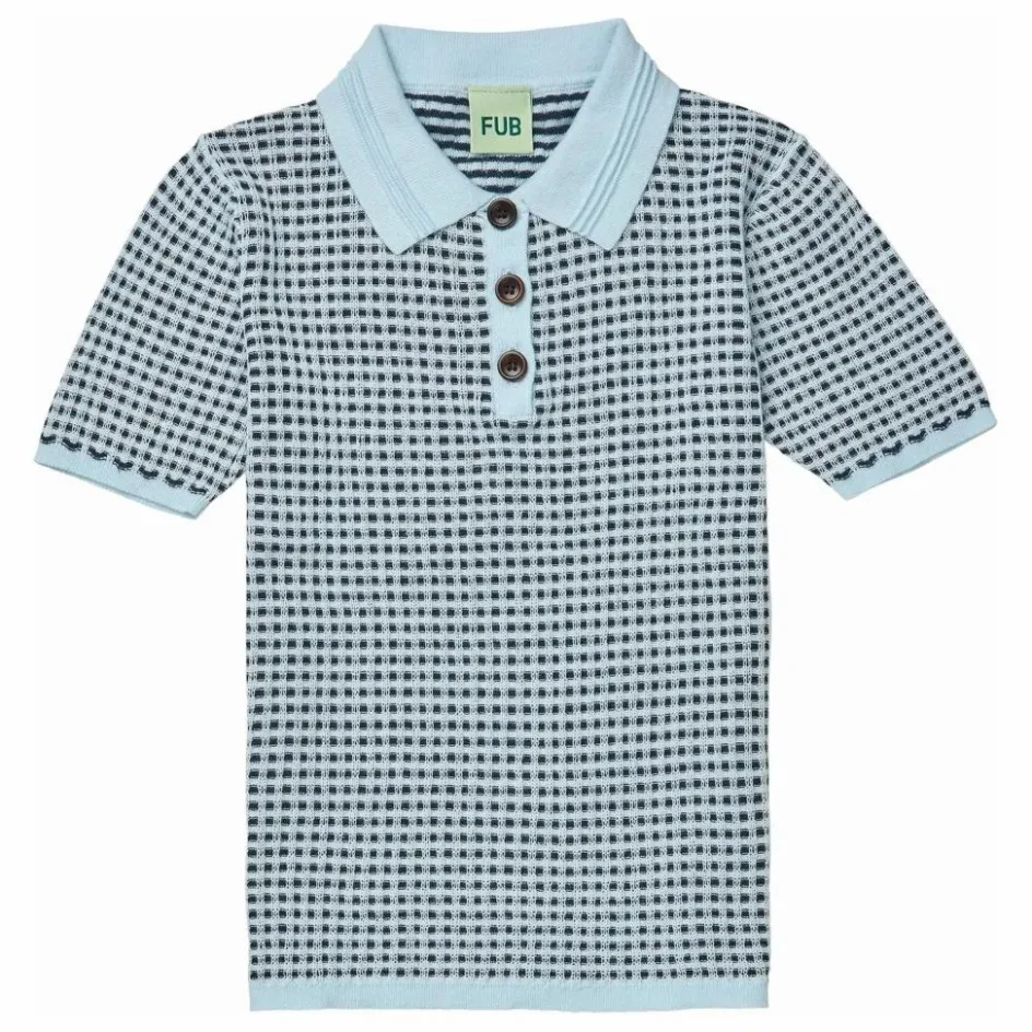 Best FUB Polo Maille Extra Fine Coton Bio | Bleu ciel