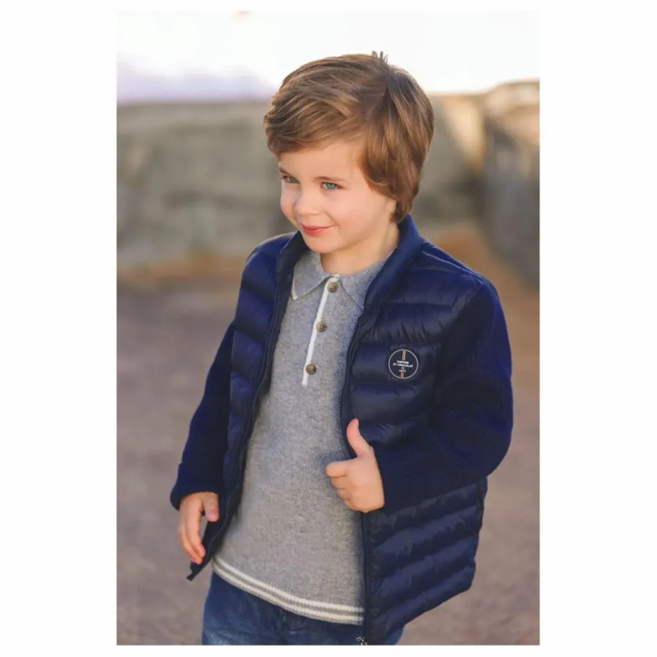 Tartine et Chocolat Polo Manches Longues Laine ||Enfant T-Shirts, Chemises|T-Shirts, Chemises
