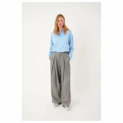 Lollys Laundry Polo Moby Rayé | Bleu Clair