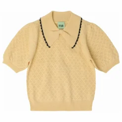Enfant FUB Blouses, T-Shirts*Polo Pointelle Laine de Mérinos |