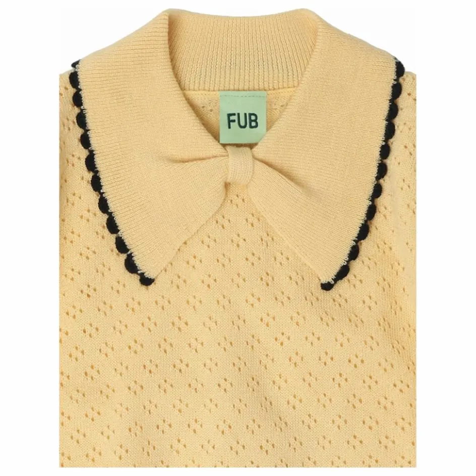 Enfant FUB Blouses, T-Shirts*Polo Pointelle Laine de Mérinos |