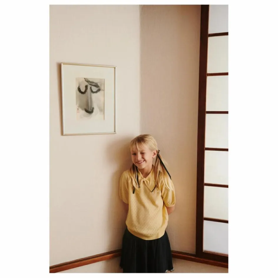 Enfant FUB Blouses, T-Shirts*Polo Pointelle Laine de Mérinos |