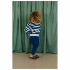 Online We Are Kids Polo Rayures Coton Bio | Bleu
