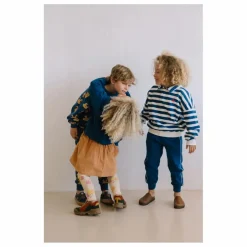 Online We Are Kids Polo Rayures Coton Bio | Bleu