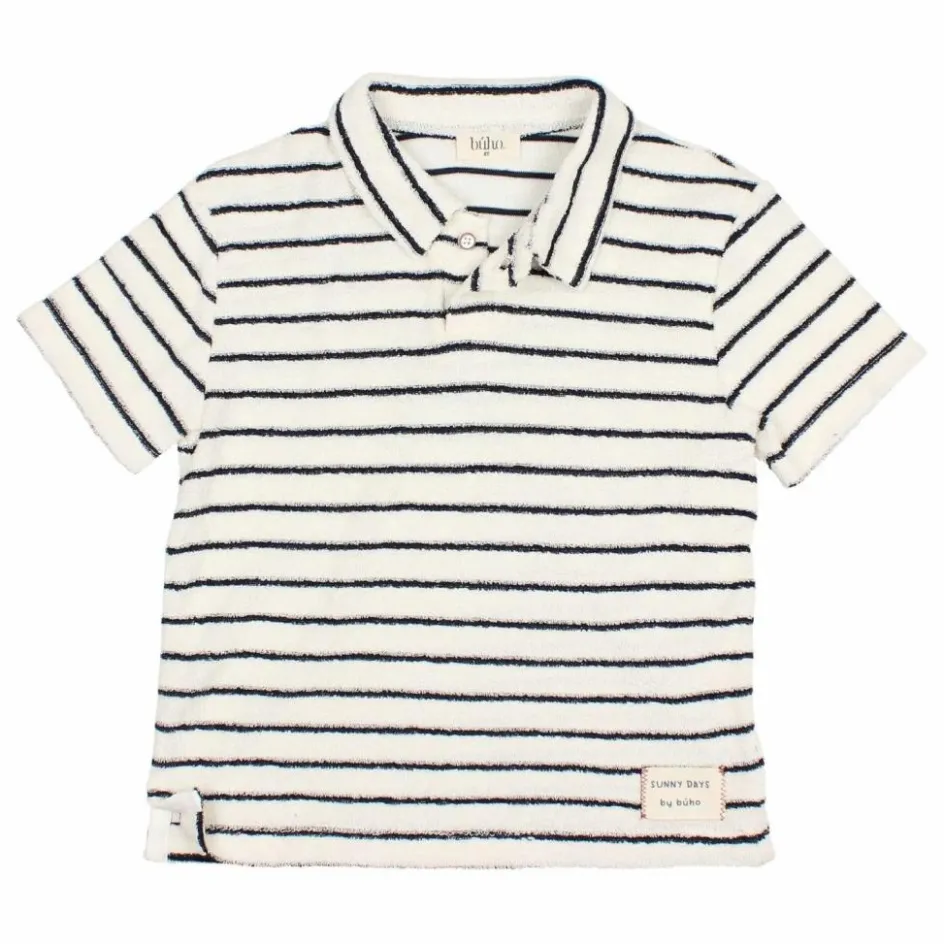 Búho Polo Terry Rayures Eponge Coton Bio ||Enfant Blouses, T-Shirts|T-Shirts, Chemises
