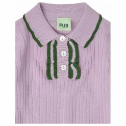 FUB Polo Volants Maille Fine Laine de Mérinos | Parme