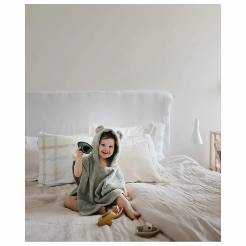 Clearance Mushie Poncho de bain | Vert