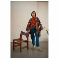 Femme La Méricaine Manteaux, Parkas*Poncho Long Apache Laine Recyclée |