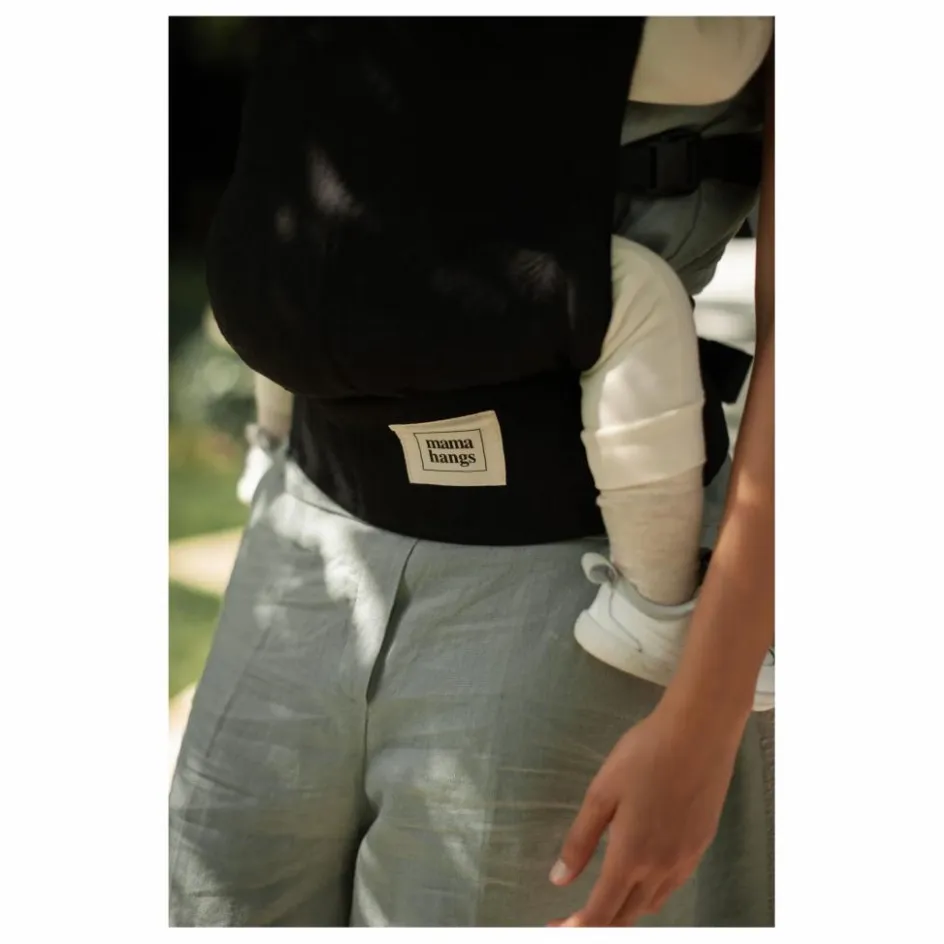 Best Mama Hangs Porte-bébé Carry & Bloom | Noir