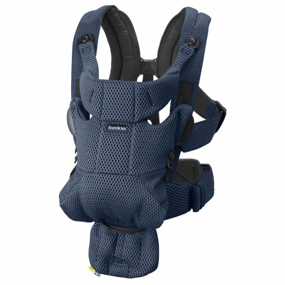 BabyBjörn Porte-bébé Move en mesh | Bleu marine