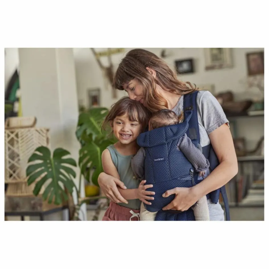 BabyBjörn Porte-bébé Move en mesh | Bleu marine