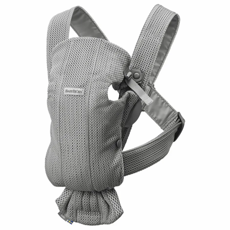 Clearance BabyBjörn Porte-bébe Mini en mesh | Gris clair