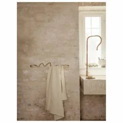 Discount Ferm Living Porte-serviette Curvature | Laiton