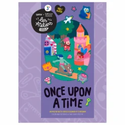 New Omy x Gallimard Jeunesse Poster à colorier Once Upon A Time Multicolore