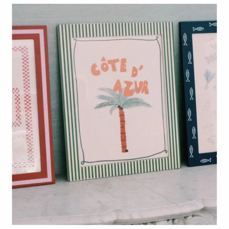 Sale Anna + Nina Poster Côte d'Azur | Vert