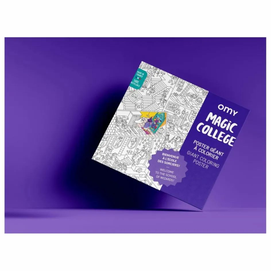 Hot Omy Poster Géant Magic College | Violet