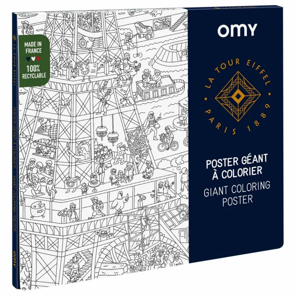 Omy Loisirs Créatifs*Poster Géant Tour Eiffel |