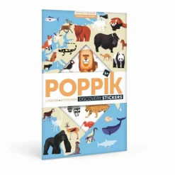 Poppik Loisirs Créatifs*Poster sticker Animaux
