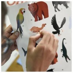 Poppik Loisirs Créatifs*Poster sticker Animaux