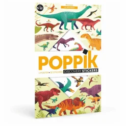 Poppik Poster sticker Dinosaures| Loisirs Créatifs