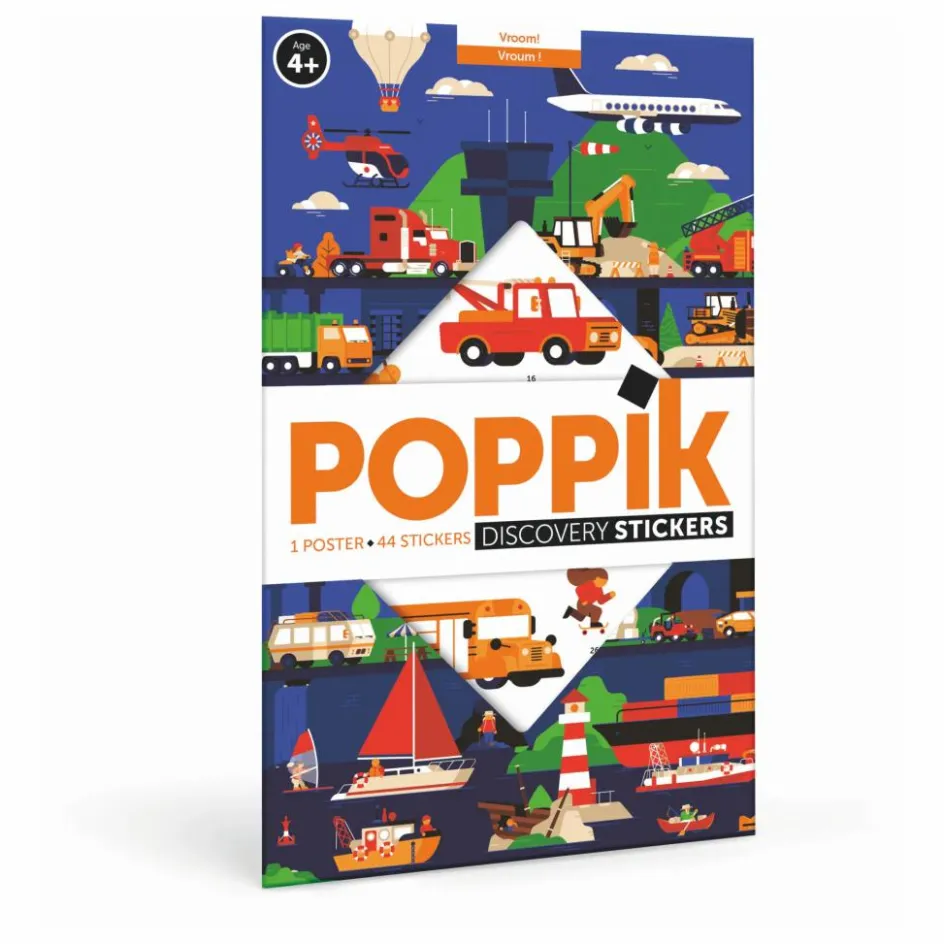 Poppik Loisirs Créatifs*Poster sticker Vroom