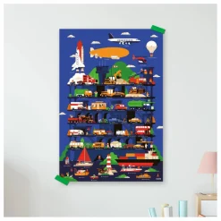 Poppik Loisirs Créatifs*Poster sticker Vroom
