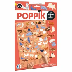 Discount Poppik Poster stickers Les Chats Multicolore