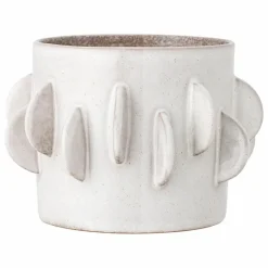 Clearance Bloomingville Pot en grès Roza | Blanc