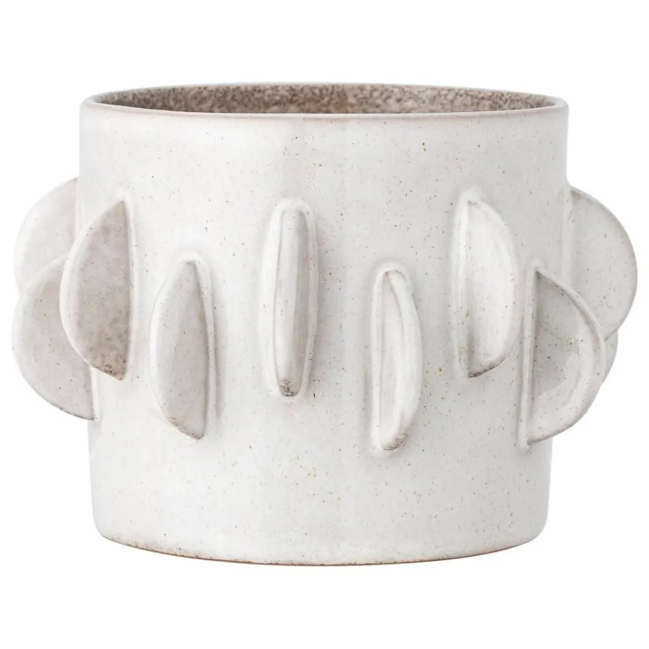 Clearance Bloomingville Pot en grès Roza | Blanc