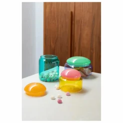Best &Klevering Pot en verre Puffy | Jaune