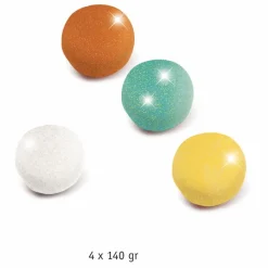 Best Djeco Pots de pâte à modeler Pailletées - Set de 4 Multicolore