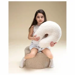 Wigiwama Pouf en teddy ||Enfant Matelas De Sol, Poufs Enfant