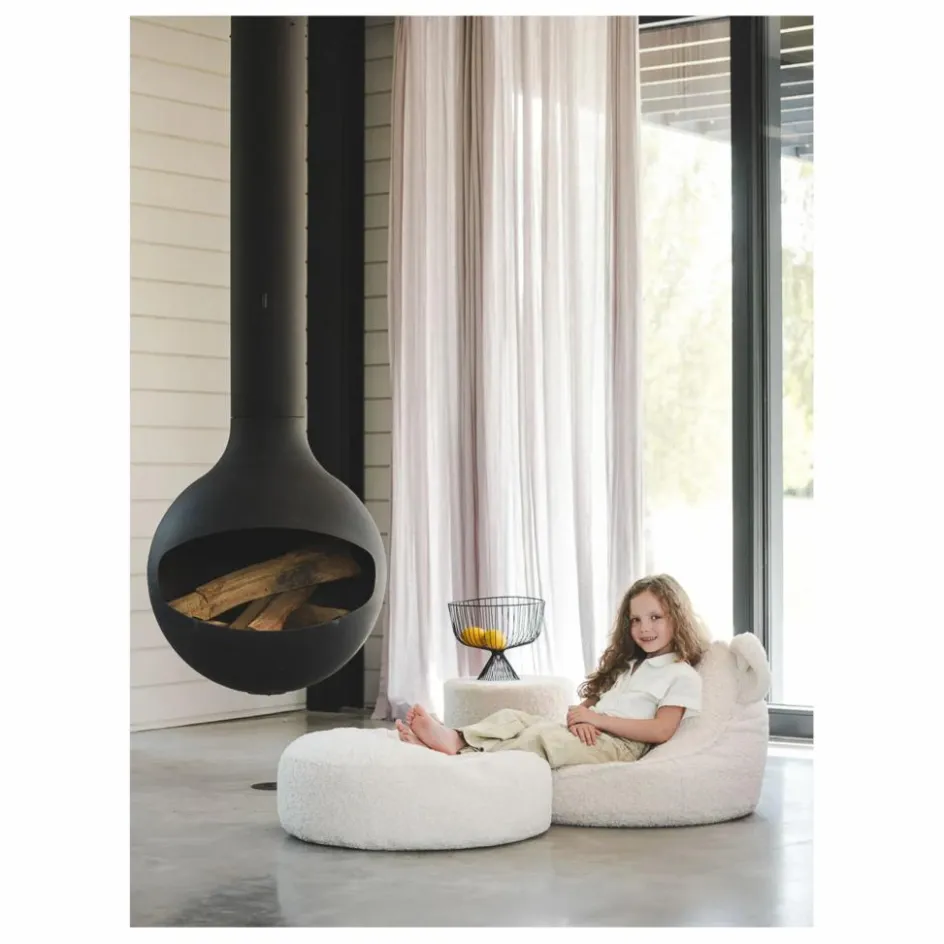 Wigiwama Pouf en teddy ||Enfant Matelas De Sol, Poufs Enfant