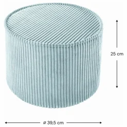 Enfant Wigiwama Matelas De Sol, Poufs Enfant*Pouf en velours côtelé |