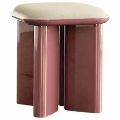 Gabrielle Paris Poufs, Matelas De Sol*Pouf lazare en bois laqué |